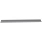 vidaXL Estantes de pared 4 unidades gris 115x9x3 cm vidaXL Estantes de pared 4 unidades gris 115x9x3 cm