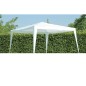 Lesli Living Carpa de fiesta 3x3 m PE blanco Lesli Living Carpa de fiesta 3x3 m PE blanco
