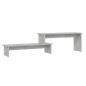 vidaXL Mueble para TV madera contrachapada gris hormigón 180x30x43 cm vidaXL Mueble para TV madera contrachapada gris hormigón 180x30x43 cm