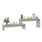 vidaXL Mueble para TV madera contrachapada gris hormigón 180x30x43 cm vidaXL Mueble para TV madera contrachapada gris hormigón 180x30x43 cm