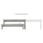 vidaXL Mueble para TV madera contrachapada gris hormigón 180x30x43 cm vidaXL Mueble para TV madera contrachapada gris hormigón 180x30x43 cm