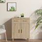 vidaXL Aparador de madera contrachapada roble Sonoma 69,5x34x89 cm vidaXL Aparador de madera contrachapada roble Sonoma 69,5x34x89 cm