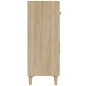vidaXL Aparador de madera contrachapada roble Sonoma 69,5x34x89 cm vidaXL Aparador de madera contrachapada roble Sonoma 69,5x34x89 cm