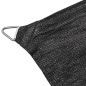 vidaXL Toldo de vela rectangular HDPE 4x6 m gris antracita vidaXL Toldo de vela rectangular HDPE 4x6 m gris antracita