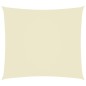vidaXL Toldo de vela rectangular tela Oxford color crema 4x5 m vidaXL Toldo de vela rectangular tela Oxford color crema 4x5 m