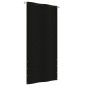 vidaXL Toldo pantalla para balcón de tela oxford negro 100x240 cm