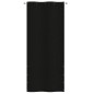 vidaXL Toldo pantalla para balcón de tela oxford negro 100x240 cm