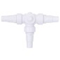 vidaXL Válvula de bola de 3 vías para piscina blanca y negra vidaXL Válvula de bola de 3 vías para piscina blanca y negra