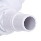 vidaXL Válvula de bola de 3 vías para piscina blanca y negra vidaXL Válvula de bola de 3 vías para piscina blanca y negra