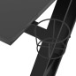 vidaXL Escritorio gaming con patas forma ZZ negro 110x60x75cm vidaXL Escritorio gaming con patas forma ZZ negro 110x60x75cm