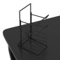 vidaXL Escritorio gaming con patas forma ZZ negro 110x60x75cm vidaXL Escritorio gaming con patas forma ZZ negro 110x60x75cm