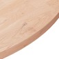 vidaXL Superficie de mesa redonda madera de roble sin tratar Ø80x2,5cm vidaXL Superficie de mesa redonda madera de roble sin tratar Ø80x2,5cm