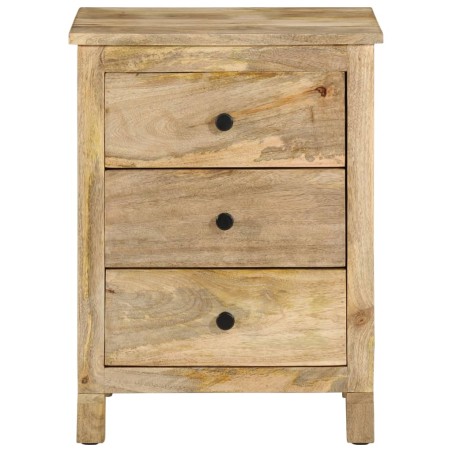 vidaXL Mesita de noche de madera maciza de mango 45x35x60 cm 