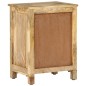 vidaXL Mesita de noche de madera maciza de mango 45x35x60 cm 