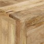 vidaXL Mesita de noche de madera maciza de mango 45x35x60 cm 