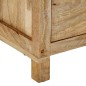 vidaXL Mesita de noche de madera maciza de mango 45x35x60 cm 