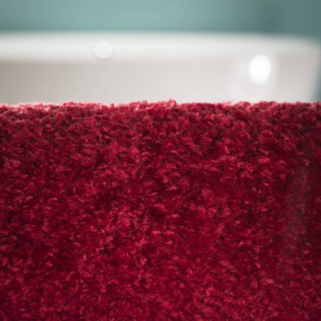 Alfombra de baño Doux Sealskin roja modelo 294425459, 50 x 80 cm