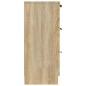 vidaXL Aparador de madera contrachapada color roble Sonoma 60x30x70 cm vidaXL Aparador de madera contrachapada color roble Sonoma 60x30x70 cm