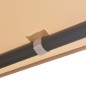 vidaXL Cenador carpa 3x3 m de acero beige