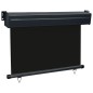 vidaXL Toldo lateral de balcón negro 85x250 cm