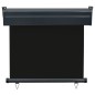vidaXL Toldo lateral de balcón negro 85x250 cm
