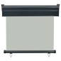 vidaXL Toldo lateral de balcón gris 85x250 cm