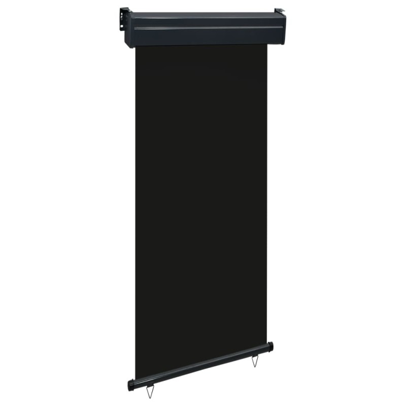 vidaXL Toldo lateral de balcón negro 105x250 cm vidaXL Toldo lateral de balcón negro 105x250 cm