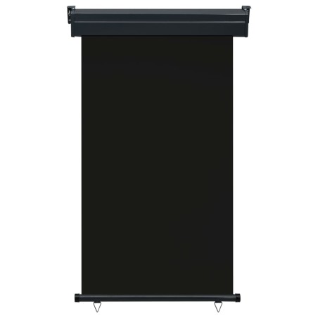 vidaXL Toldo lateral de balcón negro 105x250 cm