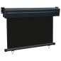 vidaXL Toldo lateral de balcón negro 105x250 cm vidaXL Toldo lateral de balcón negro 105x250 cm