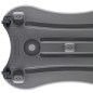 vidaXL Soporte para carteles A1 base de agua aleación de aluminio gris