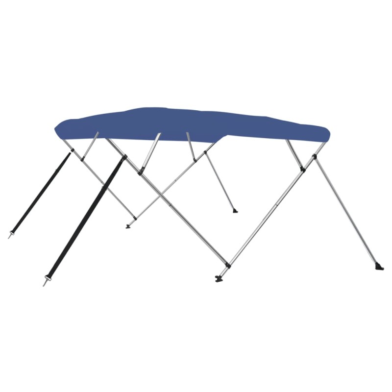 vidaXL Toldo Bimini de 4 arcos azul 243x196x137 cm vidaXL Toldo Bimini de 4 arcos azul 243x196x137 cm