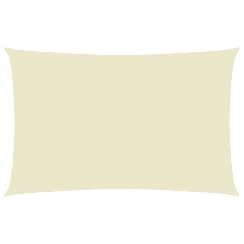 vidaXL Toldo de vela rectangular tela Oxford color crema 5x8 m vidaXL Toldo de vela rectangular tela Oxford color crema 5x8 m