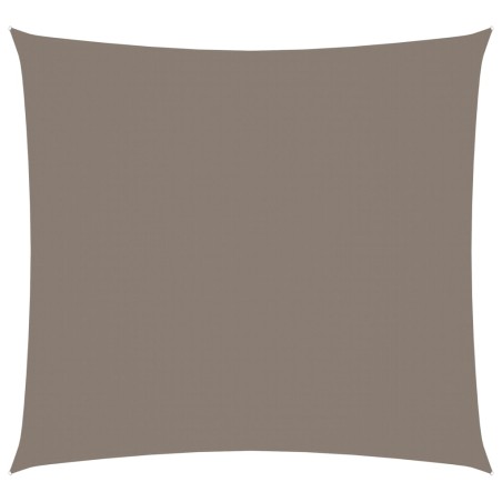 vidaXL Toldo de vela cuadrado tela Oxford gris taupe 4,5x4,5 m