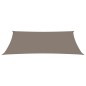 vidaXL Toldo de vela rectangular tela Oxford gris taupe 5x8 m vidaXL Toldo de vela rectangular tela Oxford gris taupe 5x8 m