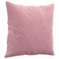 vidaXL Juego de sofás con cojines 2 piezas terciopelo rosa vidaXL Juego de sofás con cojines 2 piezas terciopelo rosa