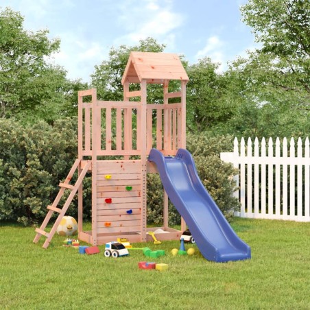 vidaXL Parque infantil de exterior madera maciza Douglas