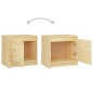 vidaXL Mesitas de noche 2 uds madera maciza de pino 40x30,5x40 cm vidaXL Mesitas de noche 2 uds madera maciza de pino 40x30,5x40 cm