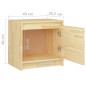 vidaXL Mesitas de noche 2 uds madera maciza de pino 40x30,5x40 cm vidaXL Mesitas de noche 2 uds madera maciza de pino 40x30,5x40 cm