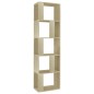 vidaXL Estantería madera contrachapada color roble Sonoma 45x24x159 cm vidaXL Estantería madera contrachapada color roble Sonoma 45x24x159 cm