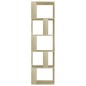 vidaXL Estantería madera contrachapada color roble Sonoma 45x24x159 cm vidaXL Estantería madera contrachapada color roble Sonoma 45x24x159 cm