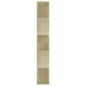 vidaXL Estantería madera contrachapada color roble Sonoma 45x24x159 cm vidaXL Estantería madera contrachapada color roble Sonoma 45x24x159 cm