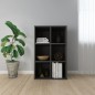 vidaXL Estantería/Aparador madera de ingeniería gris 66x30x98 cm