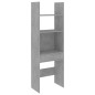 vidaXL Estantería de madera contrachapada gris hormigón 60x35x180 cm vidaXL Estantería de madera contrachapada gris hormigón 60x35x180 cm