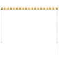 vidaXL Toldo retráctil 200x150 cm amarillo y blanco vidaXL Toldo retráctil 200x150 cm amarillo y blanco