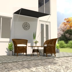 vidaXL Toldo retráctil 150x150 cm gris antracita
