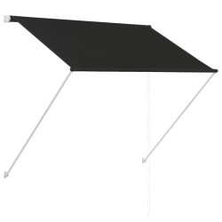 vidaXL Toldo retráctil 150x150 cm gris antracita
