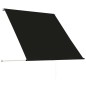 vidaXL Toldo retráctil 150x150 cm gris antracita