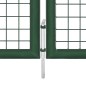 vidaXL Puerta de malla de jardín acero verde 400x75 cm vidaXL Puerta de malla de jardín acero verde 400x75 cm