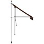 vidaXL Toldo manual retráctil naranja y marrón 200 cm vidaXL Toldo manual retráctil naranja y marrón 200 cm
