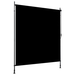 vidaXL Estor enrollable de exterior gris antracita 200x270 cm 